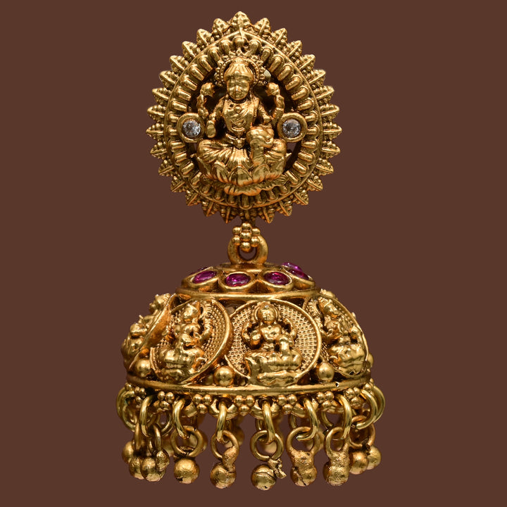 Temple Jhumka  Earrings