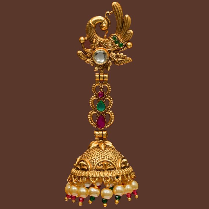 Temple Jhumka  Earrings