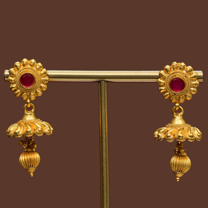 Temple Jhumka  Earrings