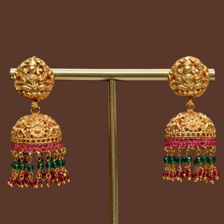 Temple Jhumka  Earrings