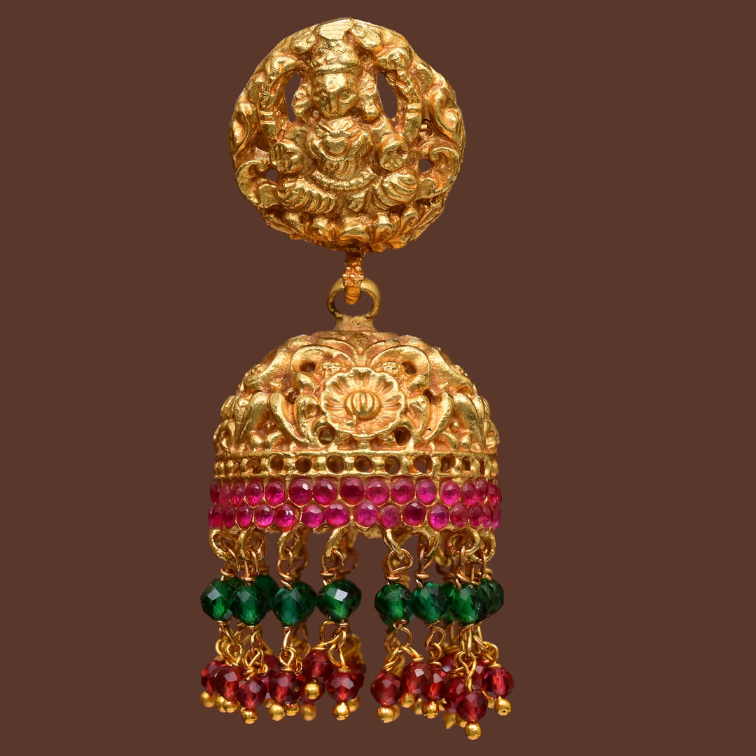 Temple Jhumka  Earrings