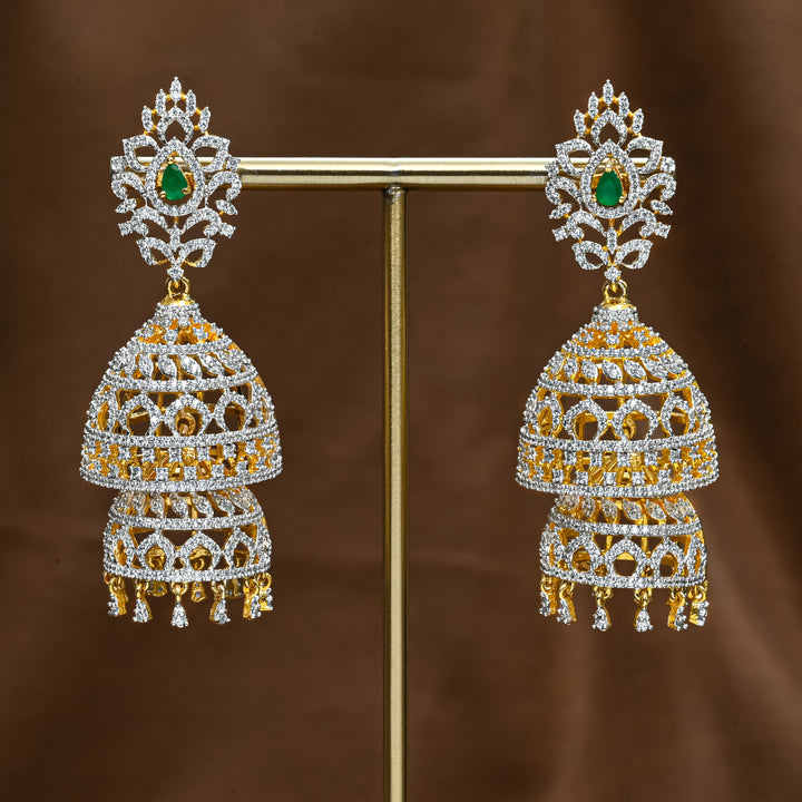 CZ Changeable Jhumka