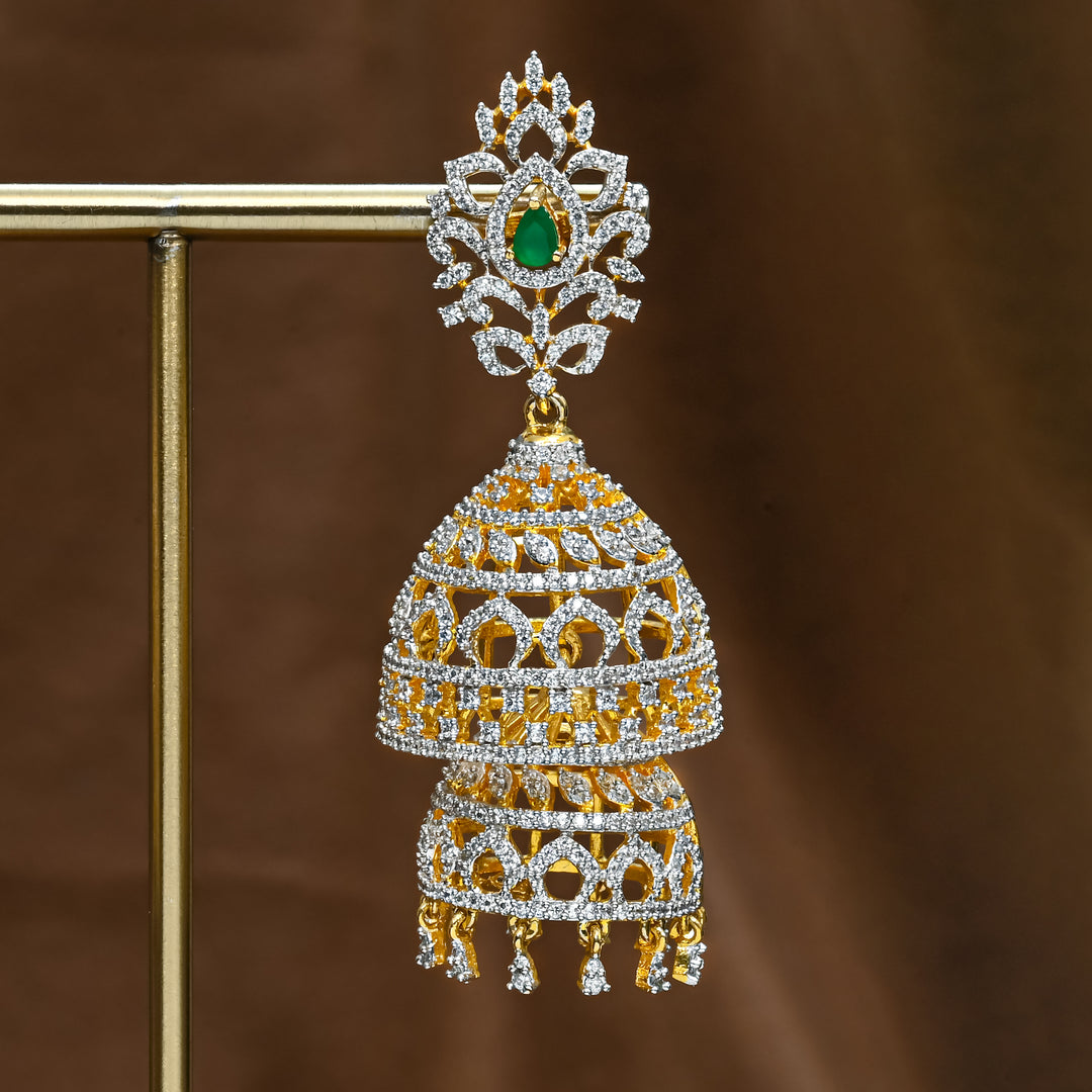 CZ Changeable Jhumka