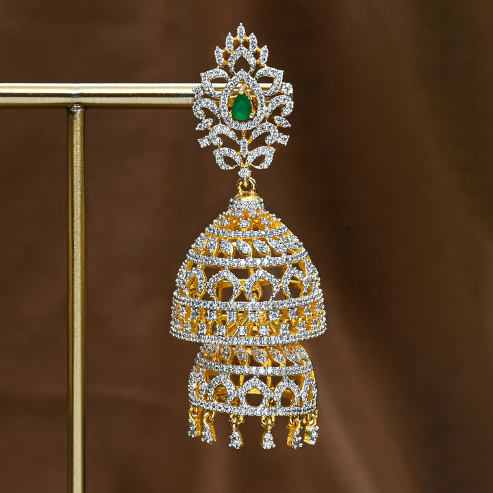 CZ Changeable Jhumka