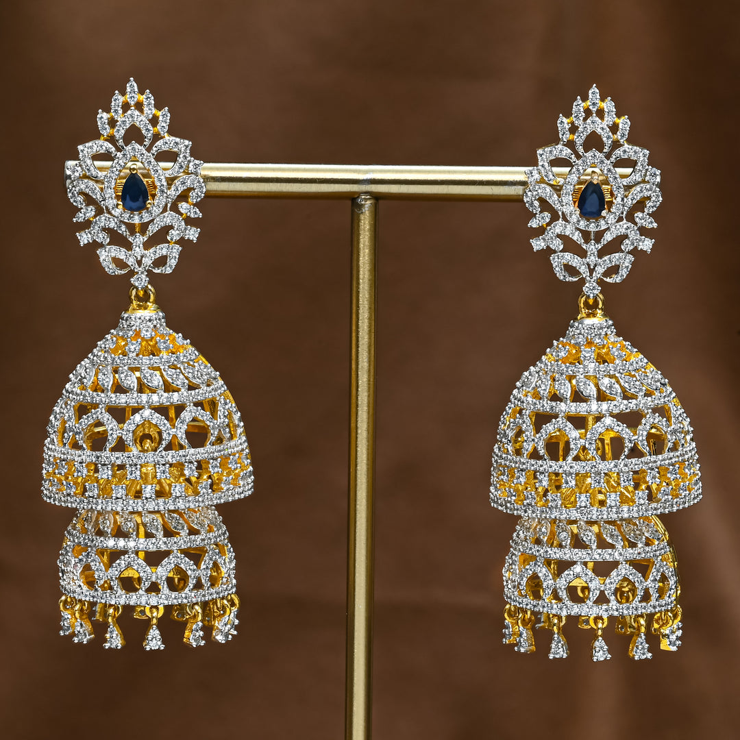 CZ Changeable Jhumka