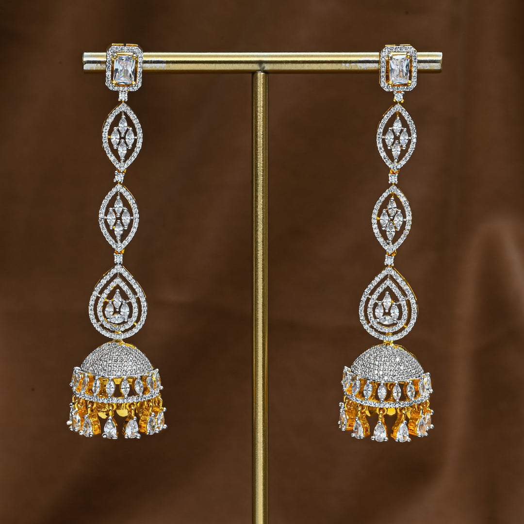 CZ Gold Jhumka