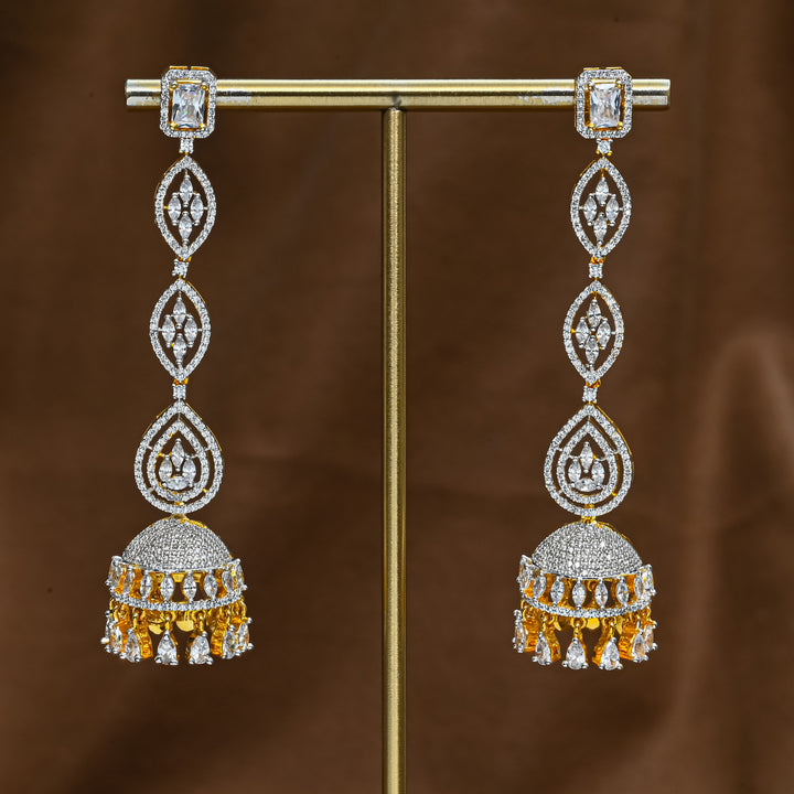 CZ Gold Jhumka