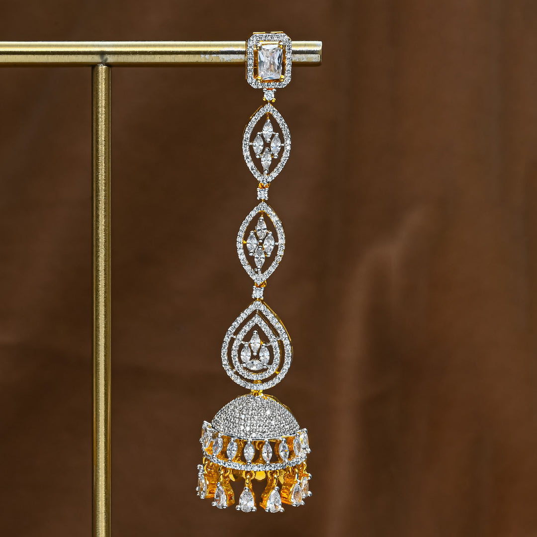 CZ Gold Jhumka