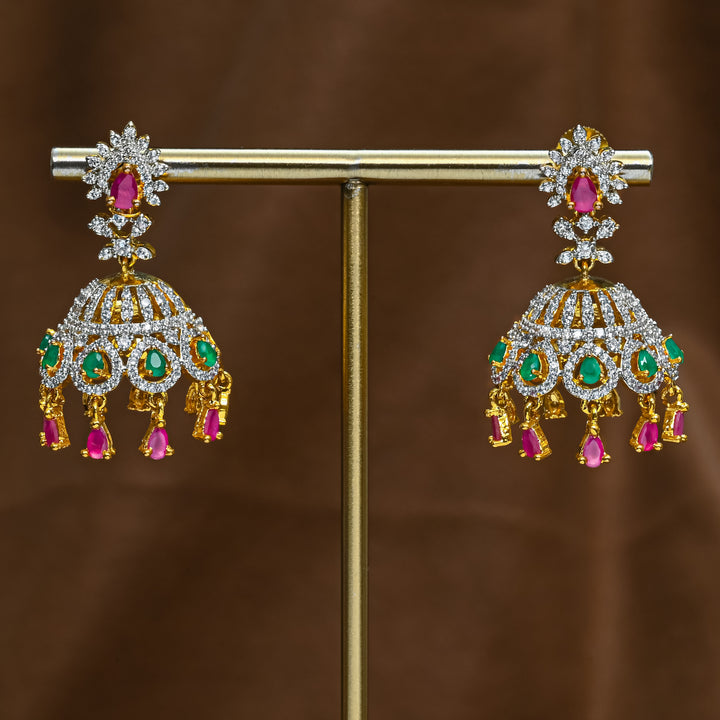 CZ Changeable Jhumka