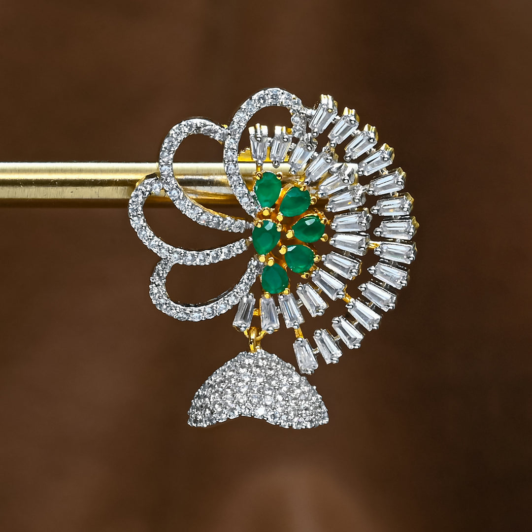 CZ Emerald Earrings