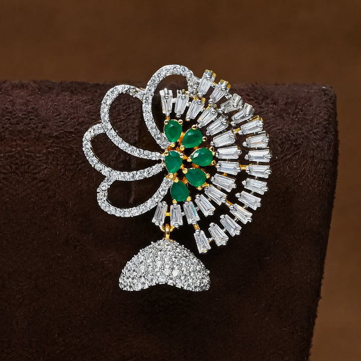 CZ Emerald Earrings