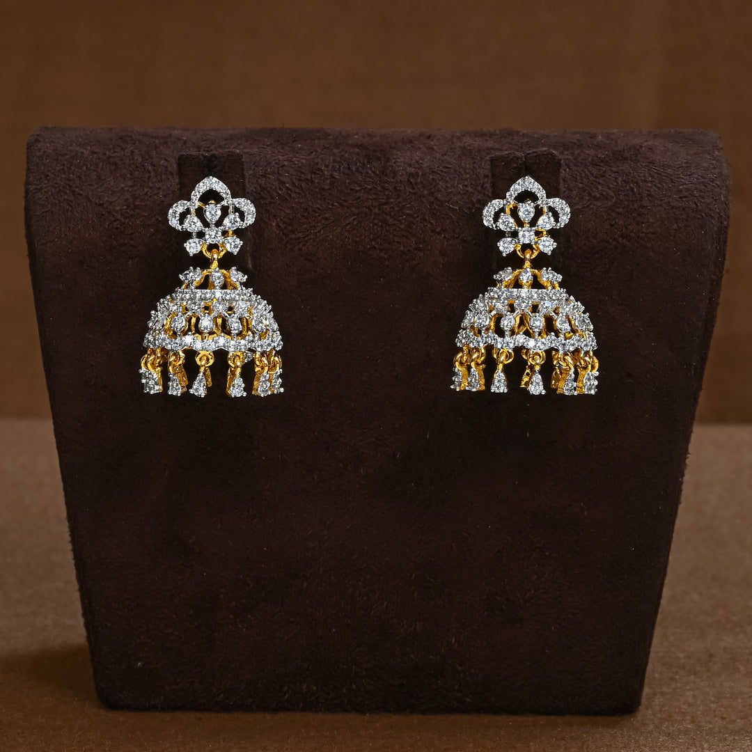 CZ Gold Jhumka