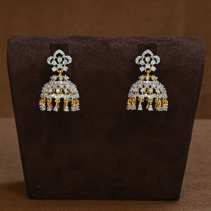 CZ Gold Jhumka