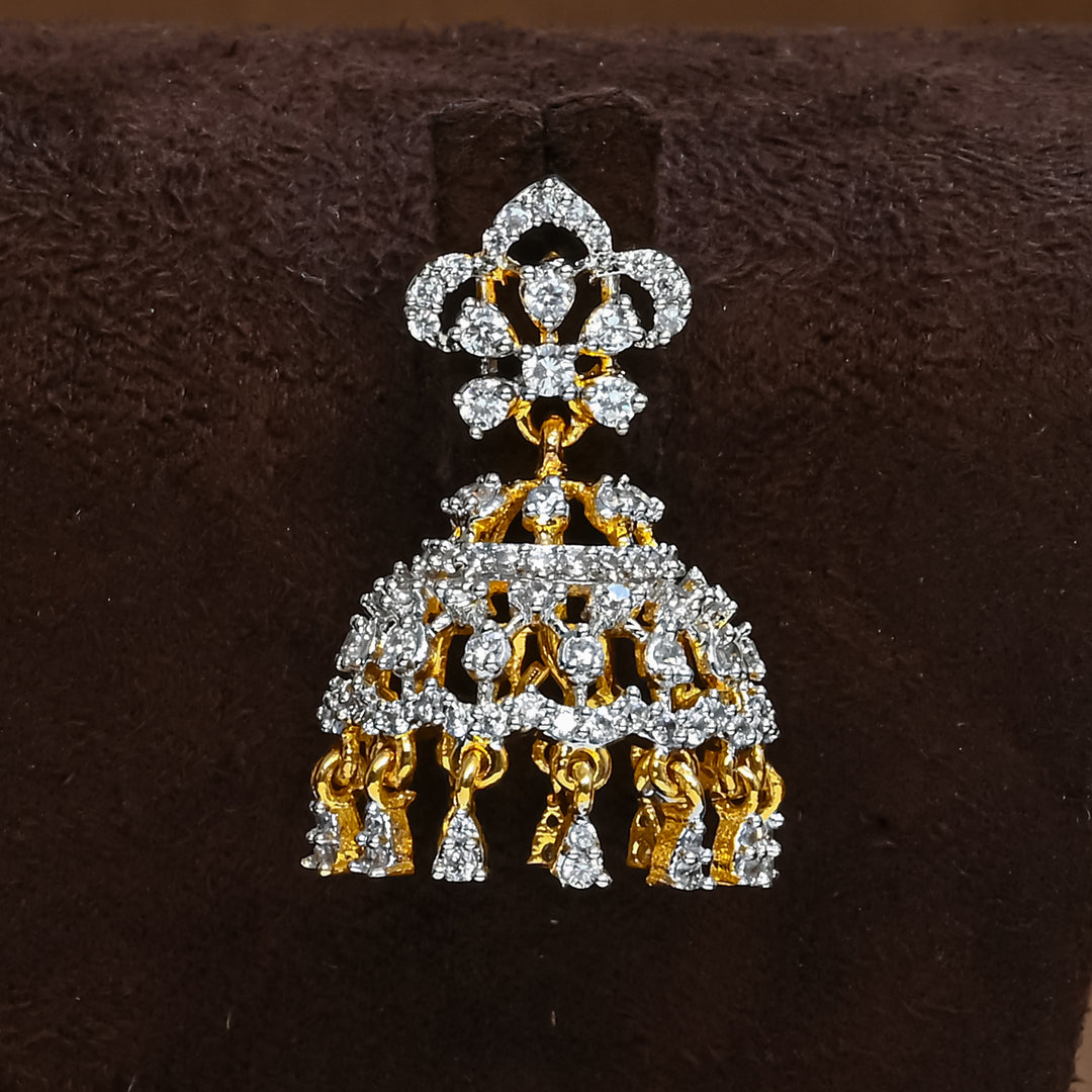 CZ Gold Jhumka