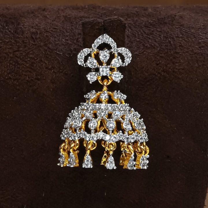 CZ Gold Jhumka