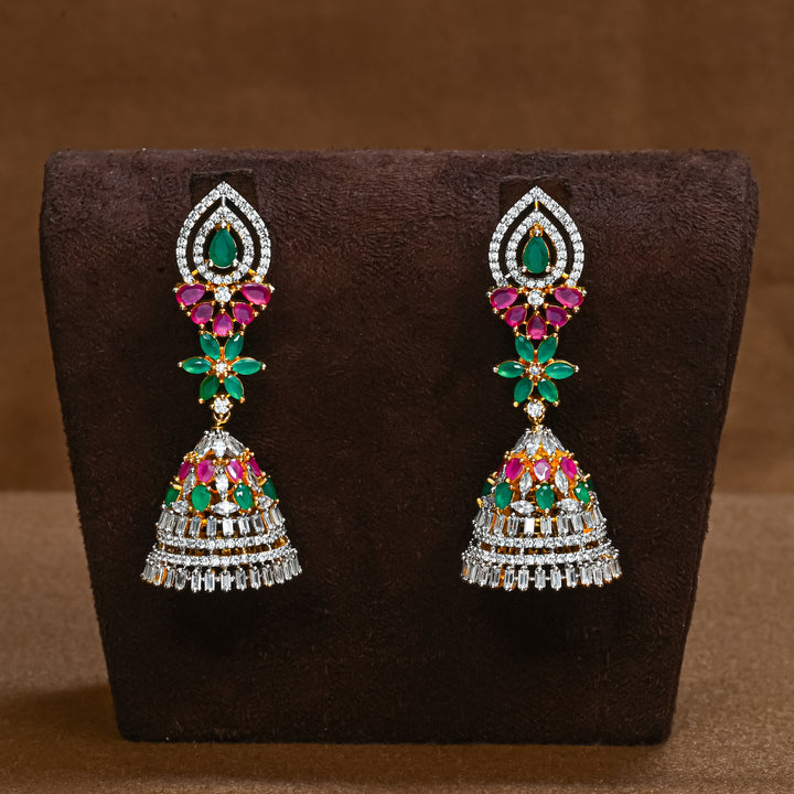 CZ Jhumka Eaarings