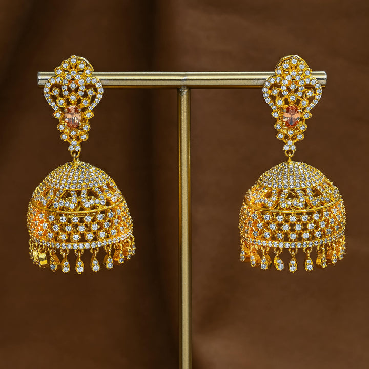CZ Gold Jhumka