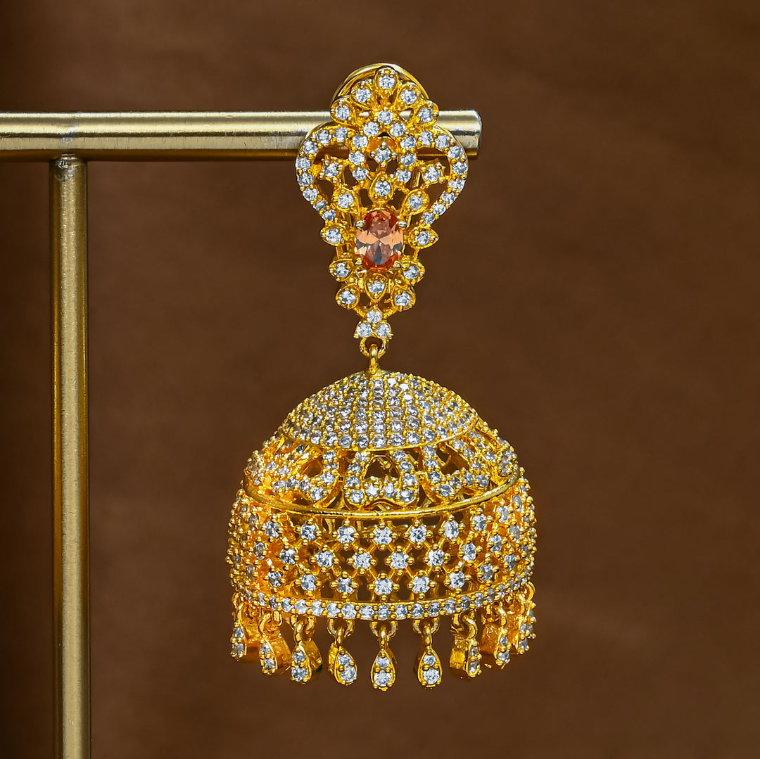 CZ Gold Jhumka
