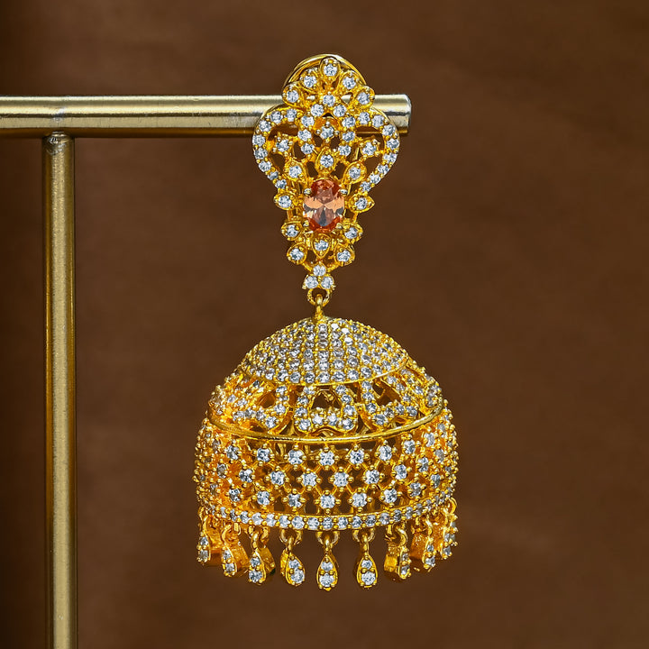 CZ Gold Jhumka