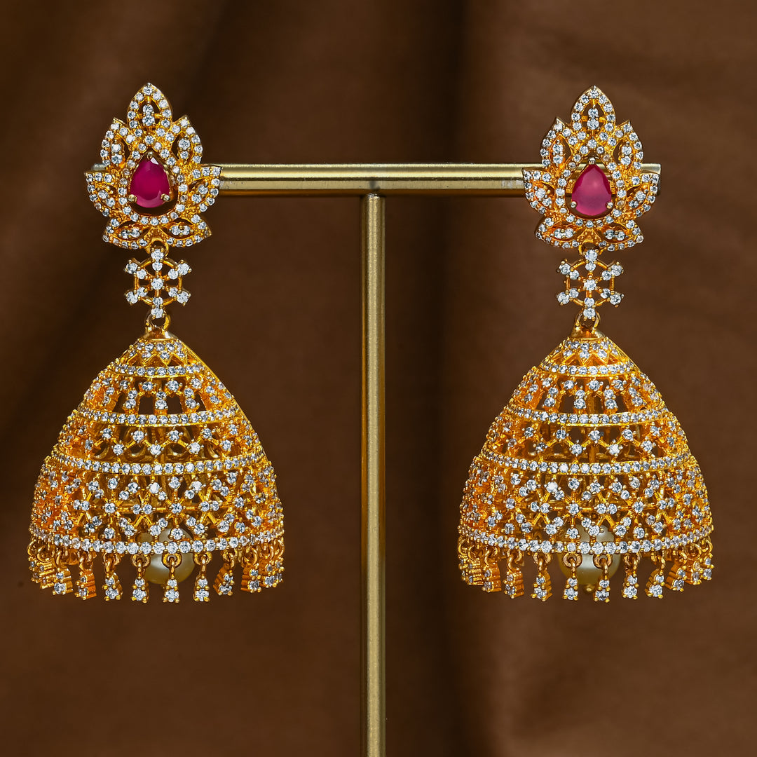 CZ Changeable Jhumka