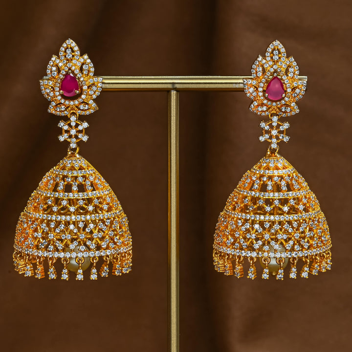 CZ Changeable Jhumka