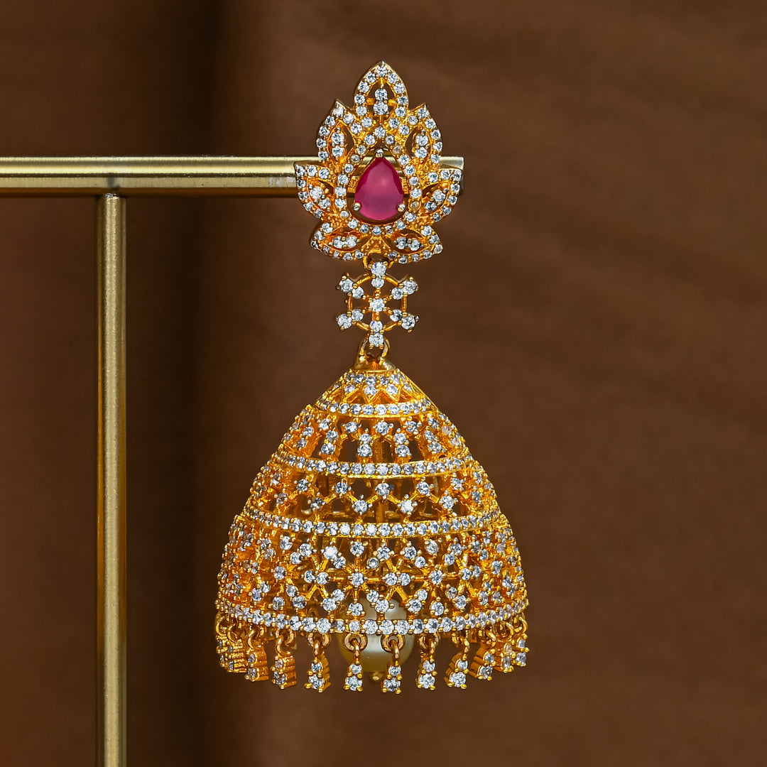 CZ Changeable Jhumka