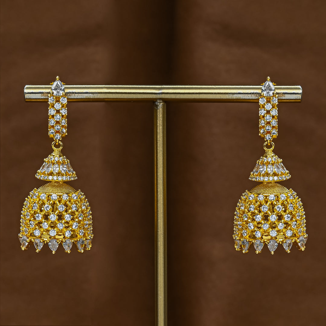 CZ Gold Jhumka