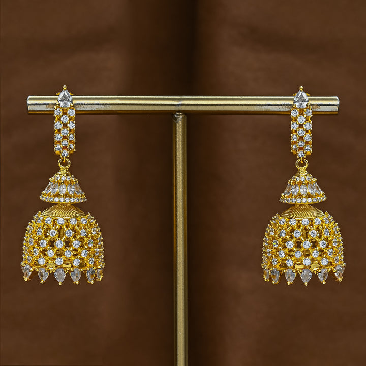 CZ Gold Jhumka