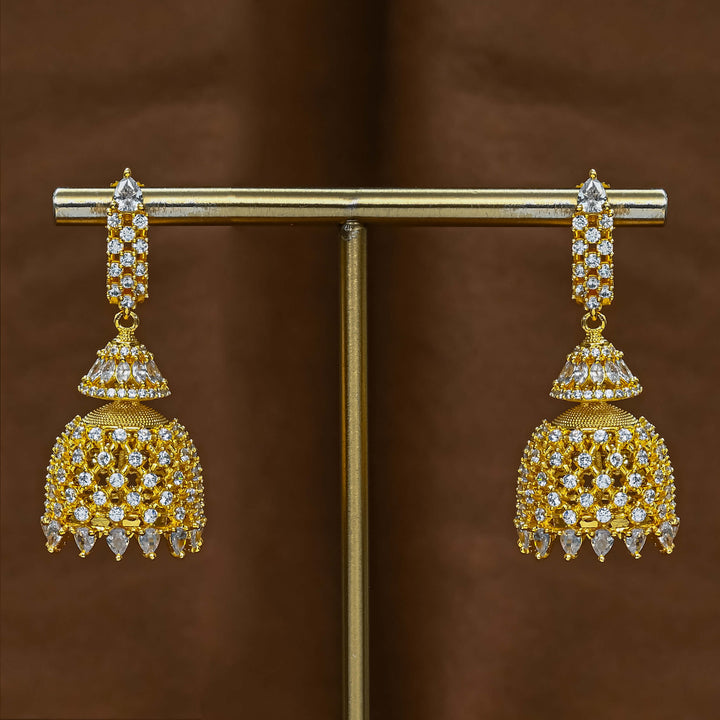 CZ Gold Jhumka