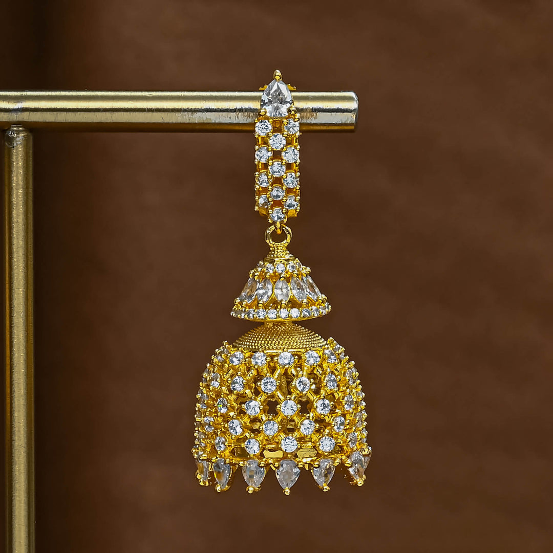 CZ Gold Jhumka