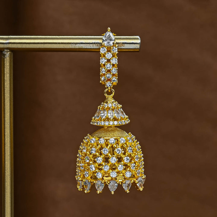 CZ Gold Jhumka