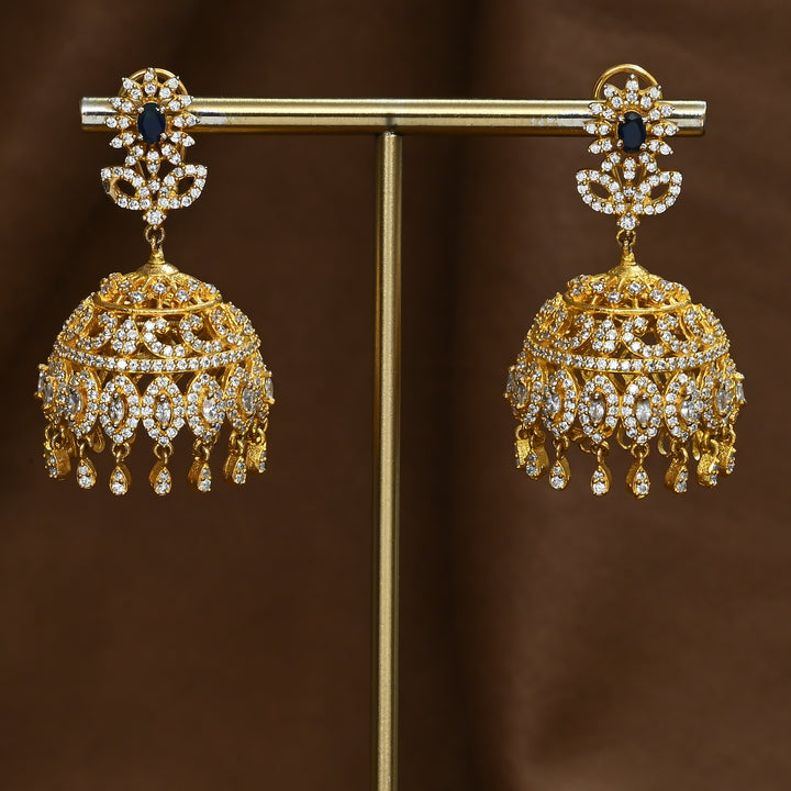 CZ Emerald Jhumka