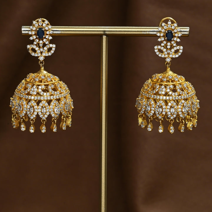 CZ Emerald Jhumka