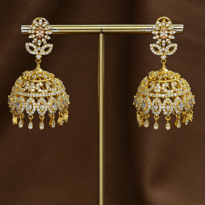 CZ Gold Jhumka