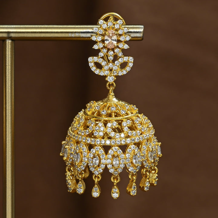 CZ Gold Jhumka