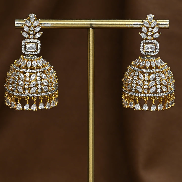 CZ Gold Jhumka