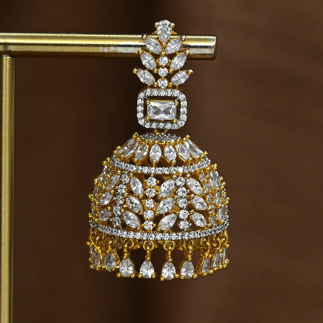 CZ Gold Jhumka