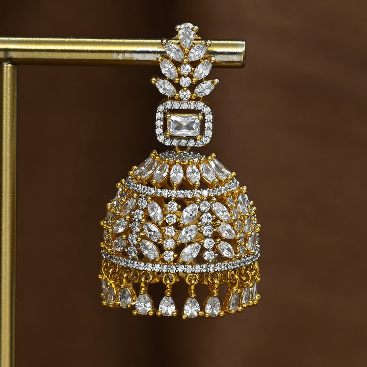 CZ Gold Jhumka