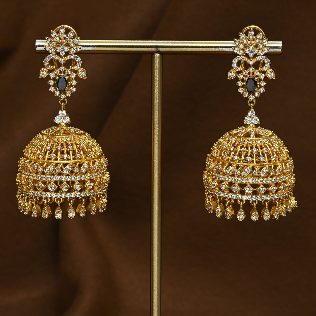 CZ Jhumka Earring