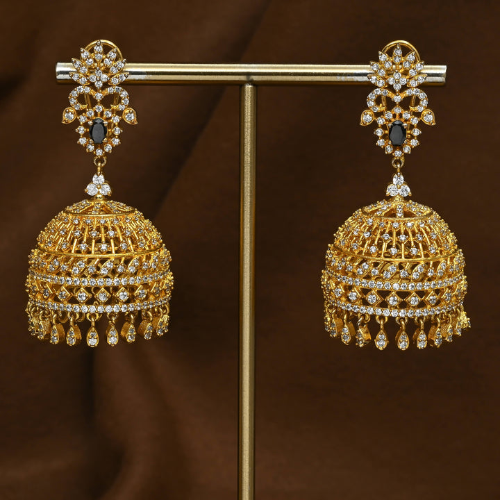 CZ Jhumka Earring