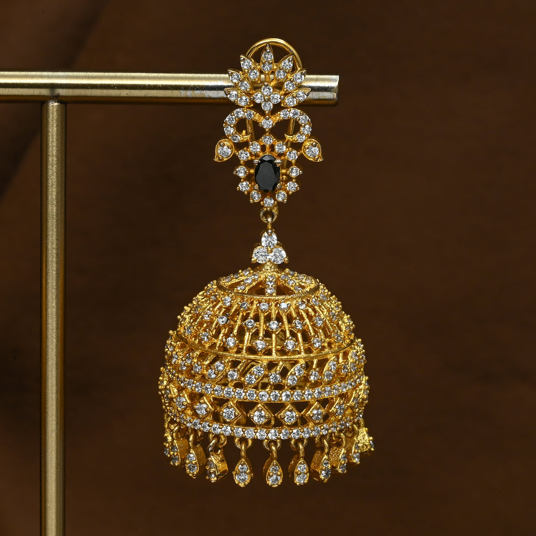 CZ Jhumka Earring