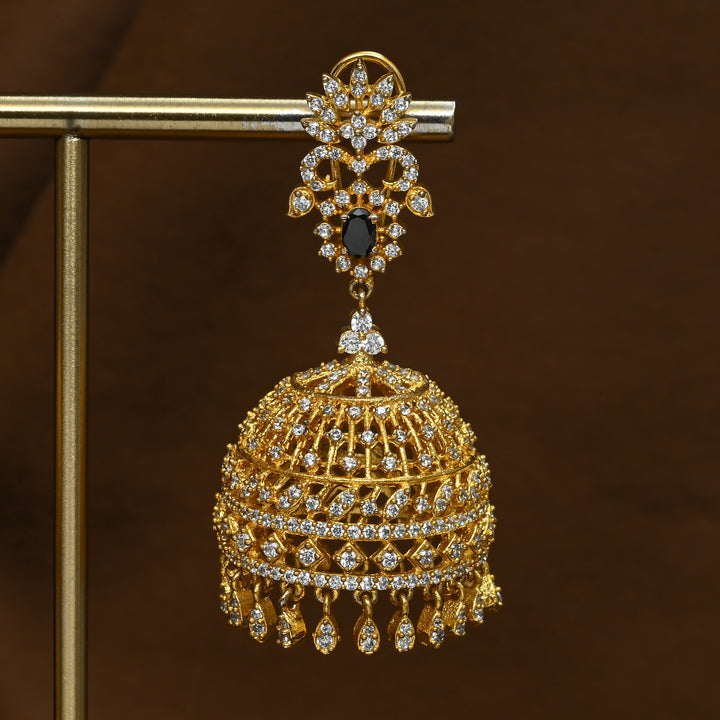 CZ Jhumka Earring