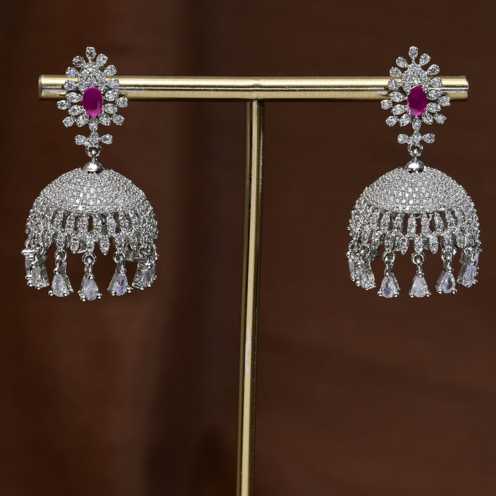 CZ Jhumka Earrings