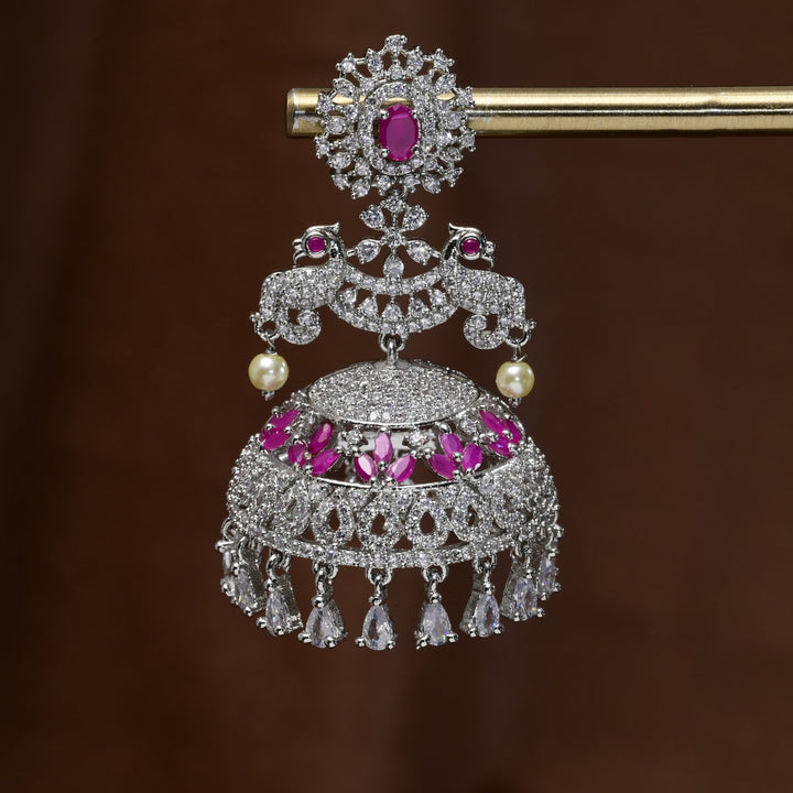 CZ Jhumka Earrings