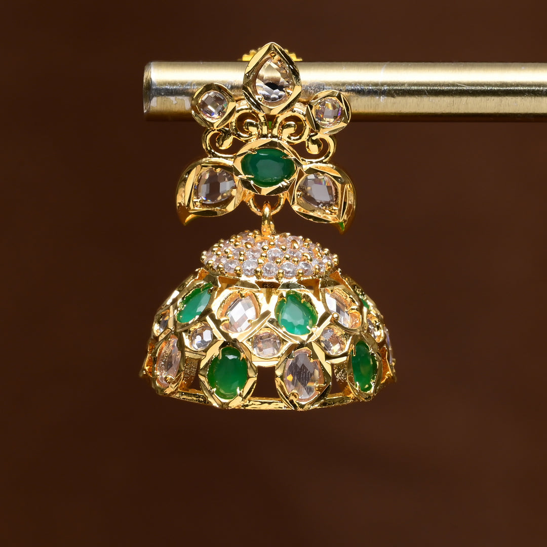 Uncut Polki Jhumka Earrings