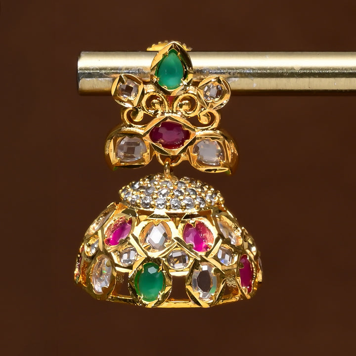 Uncut Polki Jhumka Earrings