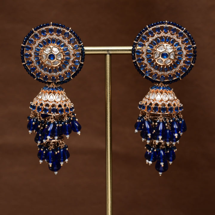 Moissanite Jhumka Earrings
