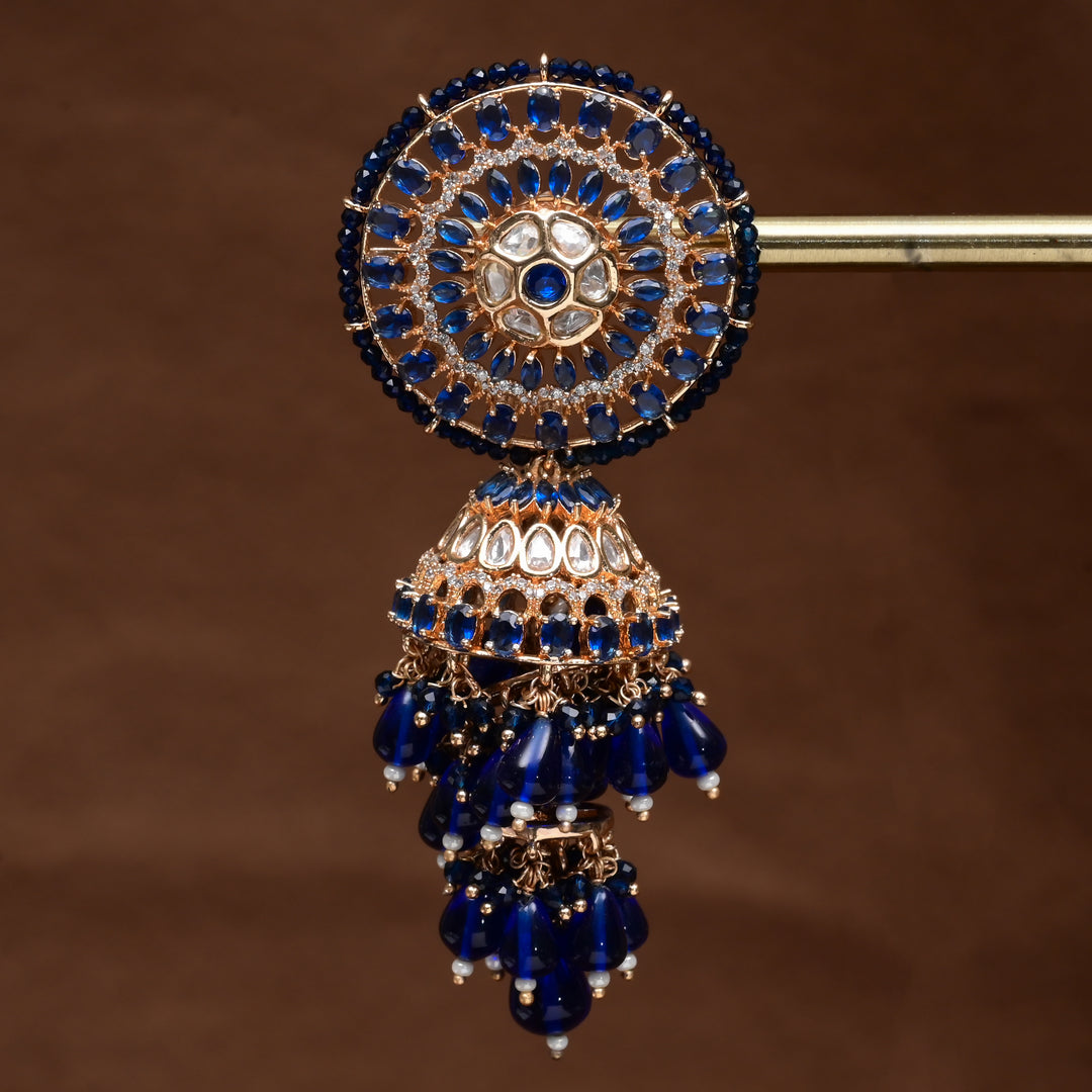 Moissanite Jhumka Earrings