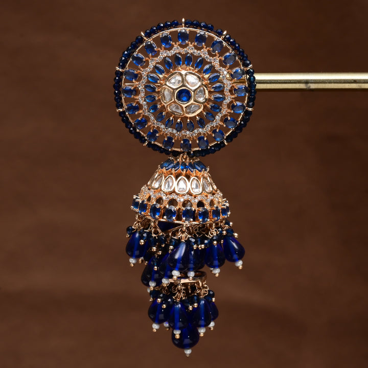 Moissanite Jhumka Earrings