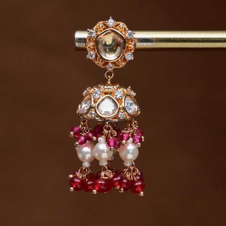 Moissanite Jhumka Earrings
